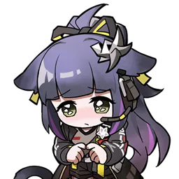 A picture of Jessica crying, a human-cat hybrid from the game Arknights